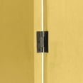 thumbnail image 6 of 6 ft. Classic Arch Velvet Room Divider Yellow 3 Panel, 6 of 7