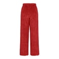thumbnail image 6 of Plush Pajama Pants Women 2026 Winter Soft Thermal Elastic Waist Drawstring Loose Sleepwear Bottoms Pj Pants, 6 of 6
