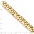 thumbnail image 2 of 14K Yellow Gold 15mm Semi-Solid Miami Cuban Chain Bracelet 8 Inch, 2 of 5