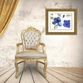 thumbnail image 3 of Swatland, Katie 18x15 Gold Ornate Wood Framed with Double Matting Museum Art Print Titled - Indigo Enchantment II, 3 of 4