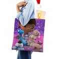 thumbnail image 4 of Doc Mcstuffins-theme canvas Tote Bag for Women Aesthetic Shopping Grocery Reusable Bags with Inner Zipper Women Gift 13.8 x 15.8 inches（35x40cm）, 4 of 6