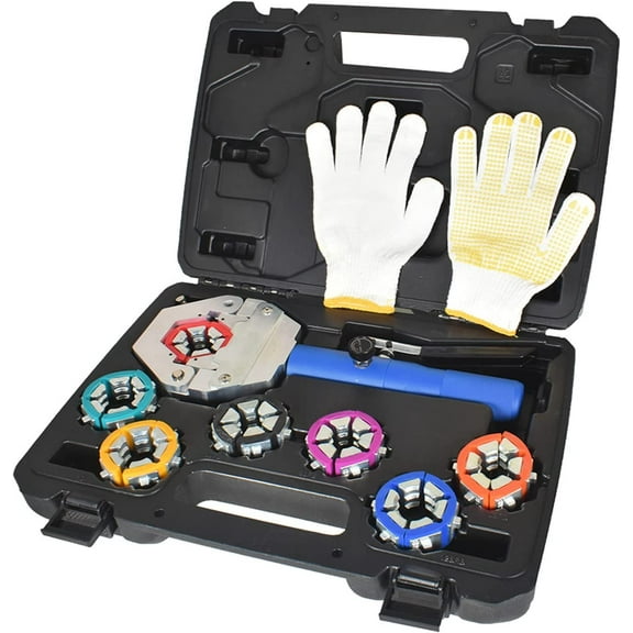 waltyotur Hydraulic Hose Crimper AC Crimping Tool Machine, Hydra-Krimp 71500 Handheld Hydraulic Hose Crimping Tool, Air Conditioning Repaire Ac Hose Crimper for Barbed and Beaded Hose Fittings