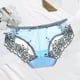 thumbnail image 2 of Gibobby Calzones para mujer sexy Bragas sexy bordadas para mujer Bragas de malla de encaje Calzoncillos de cintura(Azul claro,XL), 2 of 3