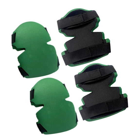 2 Pairs Knee Pads Women's Man 22.00X17.00X1.50CM Olive Green