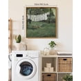 thumbnail image 4 of Drsoum Vintage Landscape Canvas Wall Art 16x16in Natural Framed Laundry Room Classic Wall Prints Modern Farmhouse Bathroom Office Decor, 4 of 5