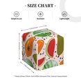 thumbnail image 2 of Tissue Box Cover, fruit pattern Leather Tissue Box Holder - Tissue Case Facial Paper Organizer for Bathroom, Vanity Countertop, Tabletop, Car, Night Stands, 2 of 7
