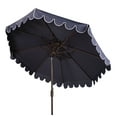 thumbnail image 5 of Safavieh Venice 9' Market Crank Tilt Patio Umbrella, Navy/White, 5 of 7