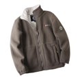 thumbnail image 3 of Chaqueta de invierno para hombre, abrigo de invierno ligero informal para acampar y caminar al aire libre Caqui oscuro M Yuyangstore Chaqueta de hombre, 3 of 8