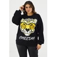 thumbnail image 1 of Sudadera Cheetah Roman Fashion Talla Extra 012 Negro, 1 of 7
