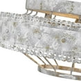thumbnail image 4 of Golden Lighting 7856-FM OY Ferris Flush Mount Ceiling Light, Oyster, 4 of 5