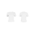 thumbnail image 5 of Caoirhny Women's Ribbed Tops Slim Fit Round Neck Short Sleeve Stretchy Solid Color Basic T-Shirts for Summer, 5 of 7