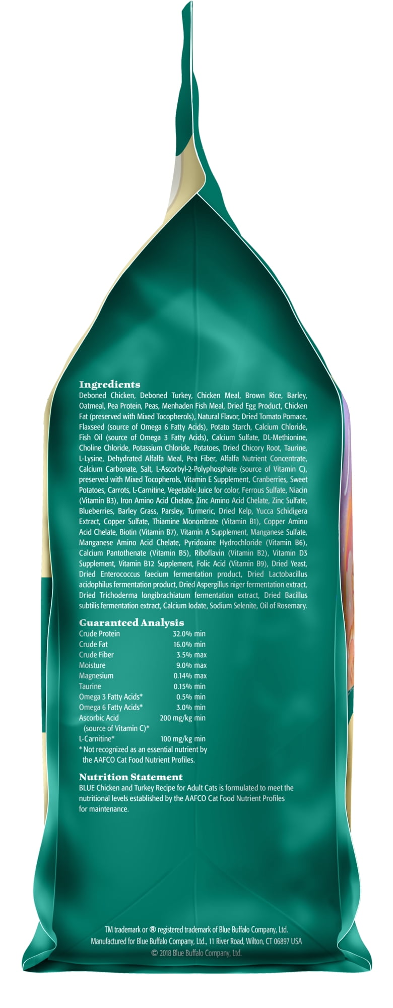 blue buffalo multi cat food