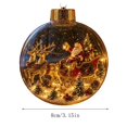 thumbnail image 3 of PoyoKee Christmas Decorations, Clear Acrylic Fillable Tree Balls, Hanging Christmas Ball Ornaments for Xmas Tree Home Holiday Wedding Party Decor, 3 of 8