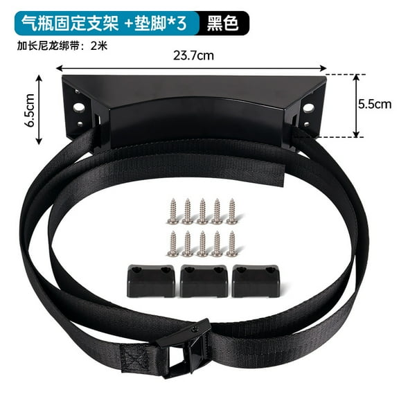 GAXIRE Gas Cylinder Retention Strap Propane Tank Bracket ABS Material For Vehicle Safety 1Pcs