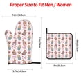 thumbnail image 2 of Fotbe Hello Easter for 4Pcs Oven Mitts and Pot Holders, 500℉ Heat Resistant Oven Mitts , Non-Slip Silicone Surface Safe for Baking, Cooking, BBQ, 2 of 6