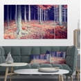 thumbnail image 1 of Beautiful Fall Forest Panorama - Landscape Canvas Art Print, 1 of 4