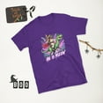 thumbnail image 2 of He is Rizzin' Jesus T-Rex Graphic T-Shirt (Purple, S), 2 of 4