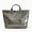 Gray, variant on Women's PVC Letter Print Tote Handbag, Pink