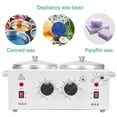 thumbnail image 2 of Twice Pots Warmer Machine Professional Hair Removal Paraffin Wax Heater ,Fast Heating, 2 of 5