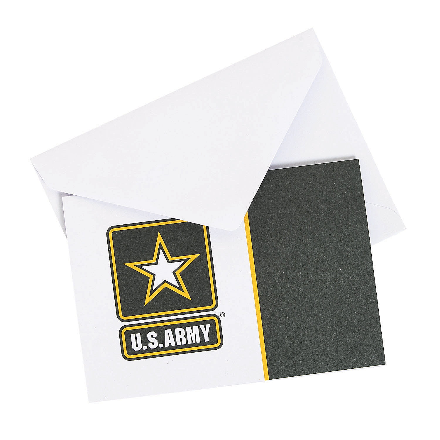 Us Army Note Cards Stationery 12 Pieces