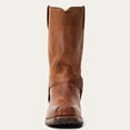 thumbnail image 3 of Men's Stetson Heritage Harness Biker Leather Boots Handcrafted Brown, 3 of 7