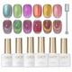 thumbnail image 1 of Set de esmaltes de uñas GAOY Cat Eye Gel con imán con purpurina rosa y verde, 1 of 7
