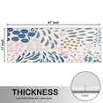 thumbnail image 5 of Kitchen Rugs Sets Of 2,Multicolor Abstract Floral and Leaf Pattern Anti Fatigue Kitchen Mat Rugs Non Slip Washable,Decorative Kitchen Floor Mats for Kitchen,Sink,Laundry,17"X47", 5 of 5