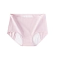 thumbnail image 4 of Panties for Women,High Waist Menstrual Leakproof Underwear for Women Breathable Panties,Womens Underwear,Light Pink,XL, 4 of 9