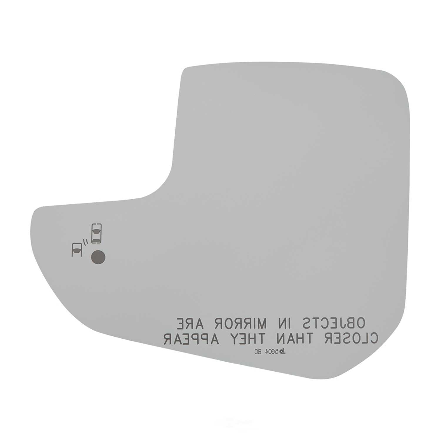 Mirror Glass + Adhesive For 16-19 Ford Transit Connect Passenger Side Replacement - Blind