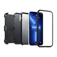 thumbnail image 3 of DeCase Rugged Shockproof Heavy-Duty Case for iPhone 15 Plus, Slim Anti-Scratch with Rotation Belt Clip Kickstand Multi Protector Case Cover, darkblue, 3 of 8