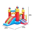 thumbnail image 3 of Doctor Dolphin Bounce House Inflatable Bouncy Castle for Kids Dual Slides Toddlers Jumper with Blower,Ball Pit,Basketball Hoop for Indoor Outdoor, 3 of 12