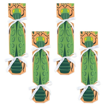 Big Dot of Happiness Buggin' Out - No Snap Bugs Birthday Party Table Favors - DIY Cracker Boxes - Set of 12