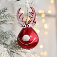 thumbnail image 3 of Adornos navideños, diseño de alce, bolas colgantes, accesorios de fiesta para decoraciones de árboles de Navidad, 3 of 5