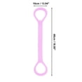 thumbnail image 3 of 1 Pc Durable 8-Shaped Yoga Stretch Band for Stretching 18.90"x3.94" Purple, 3 of 4
