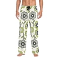 thumbnail image 7 of FORMRS Mens Pajama Pants with Pockets Soft Cotton Sleepwear Lounge Bottoms, Sizes S-2XL, Retro Flower, 7 of 7