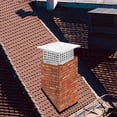 thumbnail image 5 of 8" x 8" Chimney Cap, 304 Stainless Steel Fireplace Chimney Cover Flue Caps, with Adjustable Metal Strips, Screws & Gloves, 5 of 7