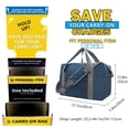 thumbnail image 3 of Portaequipajes de mano debajo del asiento para Spirit Airlines, 3 of 6