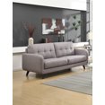 thumbnail image 4 of Topline Home Furnishings Light Grey 3pc Sofa Set, 4 of 4