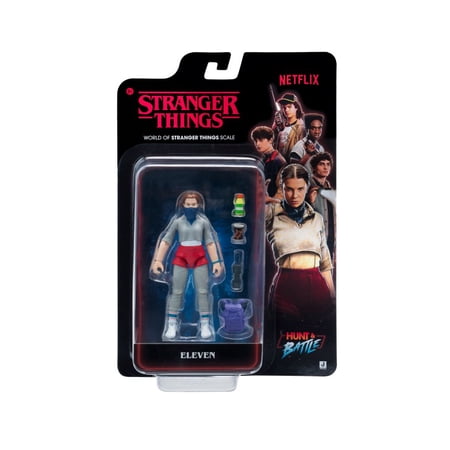 Stranger Things Eleven (Season 5) - 4 inch Articulated Action Figure with Unique Accessory
