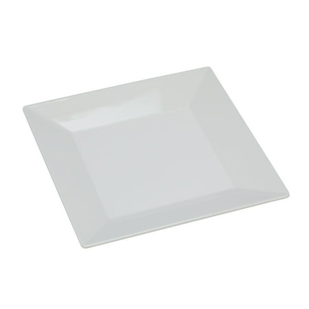 

Rome Square Dessert Plate 6 Sq. Melamine White Pack of 12