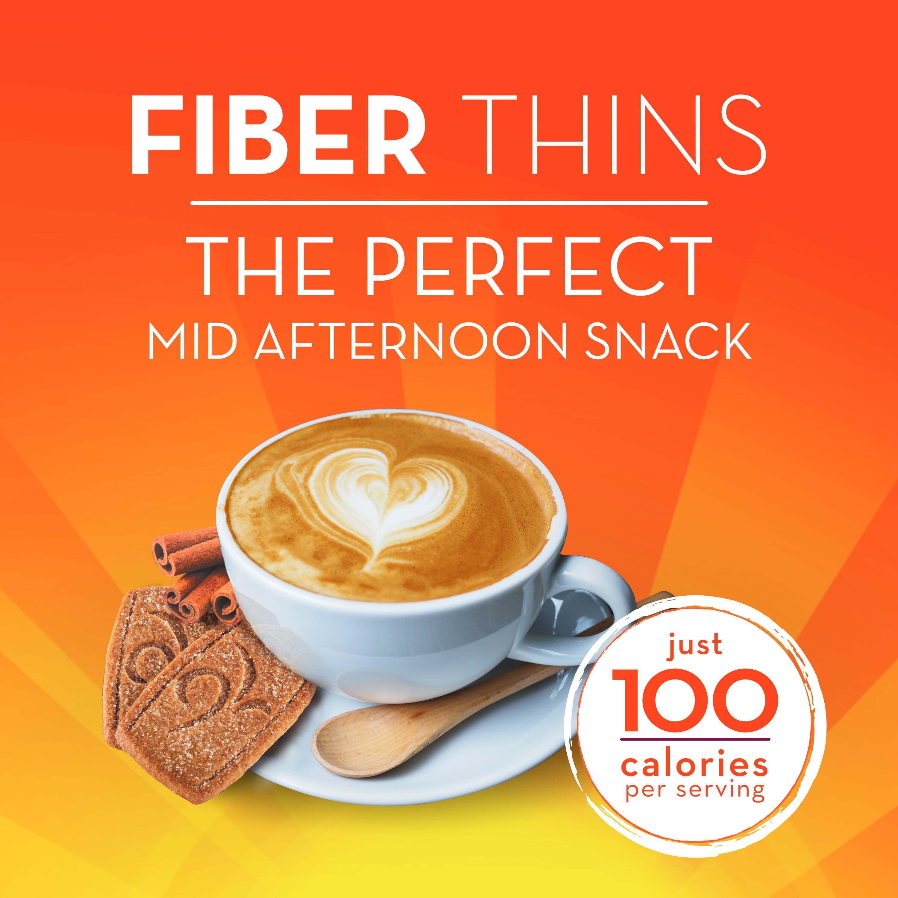 Metamucil GLP-1 Friendly Fiber Thins, Fiber Powder Food, Cinnamon Spice, 24 Count