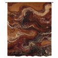 thumbnail image 2 of Brown Marble Sheer Curtains 84 Inches Long, Ombre Abstract Striped Mottled Aesthetic Light Filering Curtains, Breathable Simi Curtain Privacy Drapes for Living Room Bedroom Window Treatment, 2 of 9