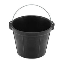 Kuntesetty Rubber Feeder Bucket Horse Feeder Multipurpose with Handle Container Dog Bowl Horse feed Pan for Chicken Goats Animal Feeding