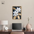 thumbnail image 2 of Art Remedy Pastel Color Florals Canvas, 16" x 24", Gold Frame, Golden Magnolias, 2 of 7