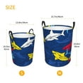 thumbnail image 5 of Balery,Laundry Hamper With Handles Laundry Basket Cartoon Shark Round Laundry Baskets Circular Hamper For Bathroom Organizer Basket Lightweight Storage Baskets For Bathroom, 5 of 8