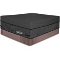 thumbnail image 1 of Waterproof 600d Polyester Square Hot Tub Cover, Outdoor Spa Covers, 76 X 76 Inch, Black, 1 of 5