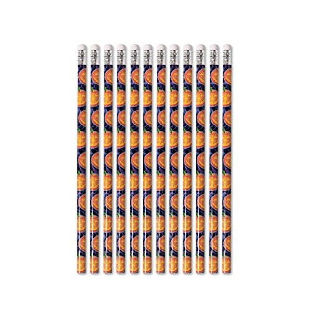 120-Piece Halloween Pencils Bulk Pack - Assorted Ghost, Pumpkin, Skeleton Designs With Erasers