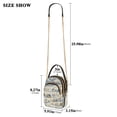 thumbnail image 2 of FORMRS Crossbody Bag for Women Quilted Travel Shoulder Cell Phone Purse with Chain Strap Handbag, Snowy Mountains, 2 of 7
