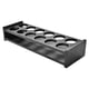 thumbnail image 2 of Estante para tazas de , organizador de vasos de agua y vino, soporte para vasos de , estante de almacenamiento para tazas de té, estante 12 hoyos negro SM SunniMix jarra de cerveza de vino, 2 of 6