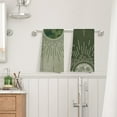 thumbnail image 4 of Set of 2 Vintage Sage Green Boho Sun and Moon Kitchen Towels Decorative 16x24, Abstract Minimalist Sunshine Dish Towels Cloths Dishcloths Tea Towel Gifts, Bohemian Bathroom Kitchen Hand Towel Decor, 4 of 7